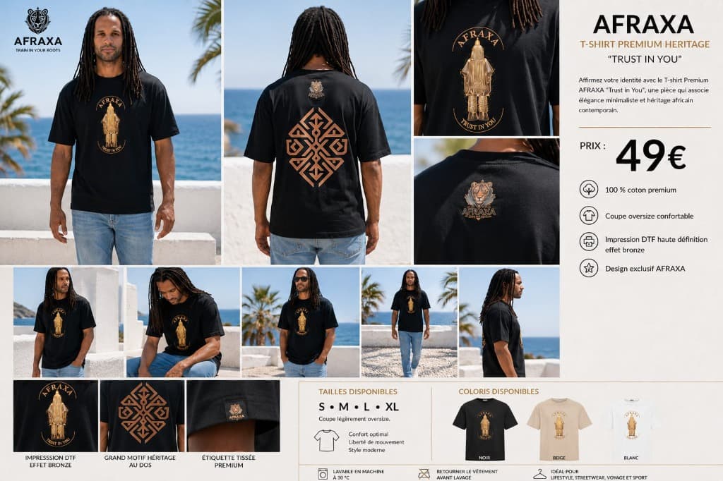 T-Shirt Premium Heritage - Noir